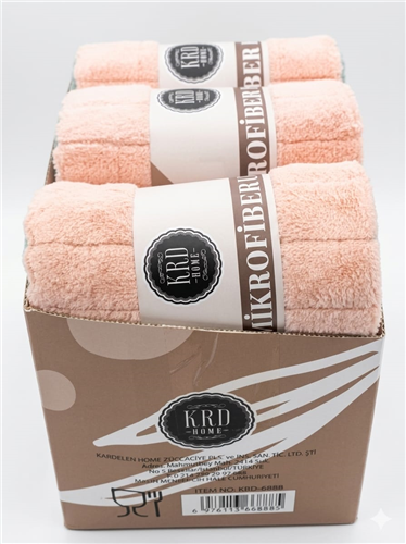 KRD HOME 3LÜ MİKROFİBER BEZ  PK:20